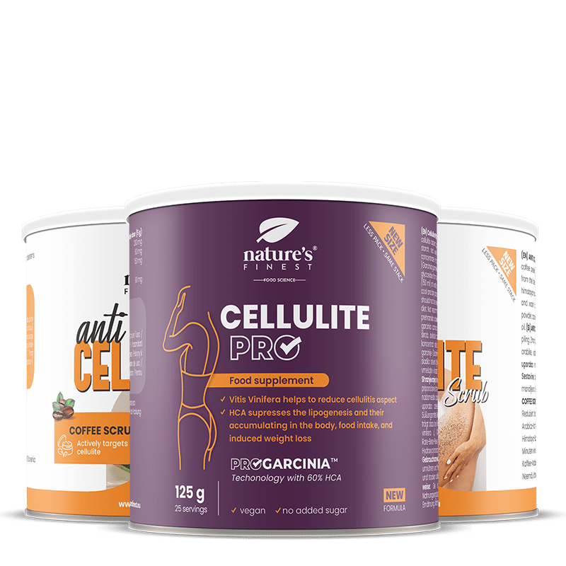 Cellulite PRO + 2x Anti Cellulite Coffee Scrub pachet