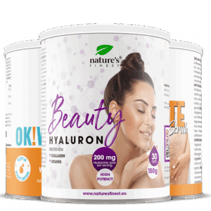 Beauty Hyaluron + OK!WaterOut + Scrub de cafea împotriva celulitei pachet