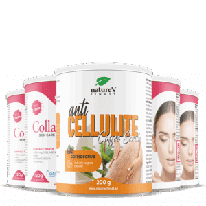 4x Collagen SkinCare + Scrub de cafea împotriva celulitei pachet