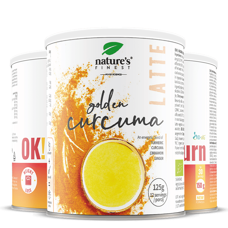 Golden Curcuma Latte + OK!FatBurn pachet