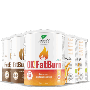 2x Golden Curcuma latte + 2x OK!FatBurn Coffee + OK!FatBurn pachet