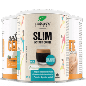 Sl!m Coffee + 2x Scrub de cafea împotriva celulitei pachet