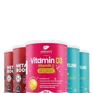 2x Waistline Pro + 2x Metabolism Booster Extreme + Vitamin D3 + Vitamin C pachet