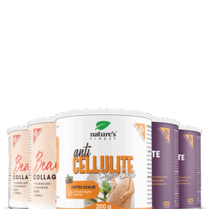 2x Cellulite PRO + 2x Beauty Collagen with Hyaluron + Anti Cellulite Coffee Scrub pachet