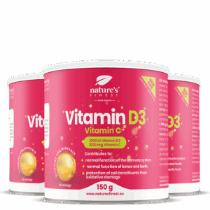 Pachet Vitamina D3 + Vitamina C