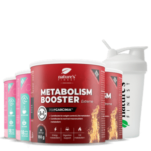 2x Beauty Tea with Hyaluron + 2x Metabolism Booster Extreme + NF shaker pachet