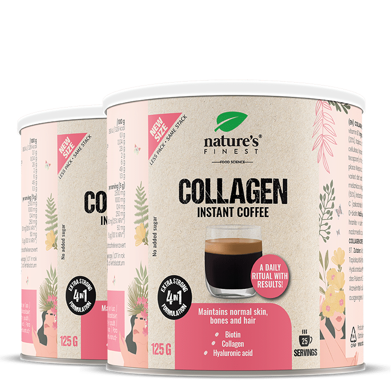 Collagen Coffee | Lupta impotriva ridurilor | Colagen | Acid hialuronic | Biotina | Hidratare a pielii | Reduce ridurile | Arabica Premium